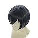 Cfalaicos Black Butler Kuroshitsuji Ciel Phantomhive Short Anime Cosplay Wig (Blue Grey)