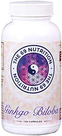 The 69 Nutrition Ginkgo Biloba - 60mg - 120 Capsules