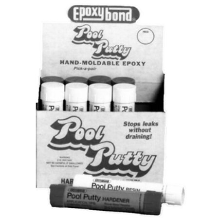 Atlas Minerals 0530317 2-Part Pool Putty - Black