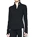 Under Armour Women's ColdGear 1/2 Zip, Black/Black, Medium