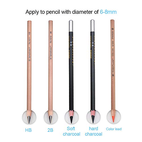 Gotian Electric Pencil Sharpener Auto Durable Portable School Classroom Home Office, more than 800 Times Cutting Pencil Diameter, Suitable for 6-8mm Diameter Pencils - Thumbnail 4