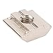 iztor 30 Series Metric Carbon Steel Tee Nuts M6 Sliding T Nut for 3030 Aluminum Profiles Pack of 50
