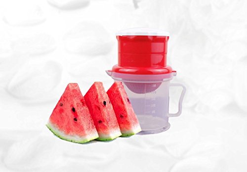 Krishna Handmade INDIAN Multi Fruit Juicer/Hand Manual Fruit Juicer - Mini/Citrus Lemon, Orange, Watermelon Squeezer/Best Home & Kitchen Product/Size : 350 ml/Colour : Red/[Krish-Misc-PL21] - Thumbnail 5