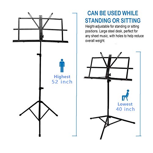 1 Music+Stand+Audo+Folding+Carry