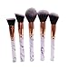 Tube Cosmetics Fency Makeup Brushes Set Professional Synthetic Make-up Brush Kit Marble Handle Design Eyeliner Eyeshadow Foundation Blush Powder Liuqids Cosmetics Tool With Opp Bags