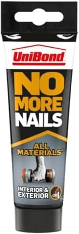 UniBond No More Nails All Materials Grab Adhesive Interior Exterior White 142g view 1