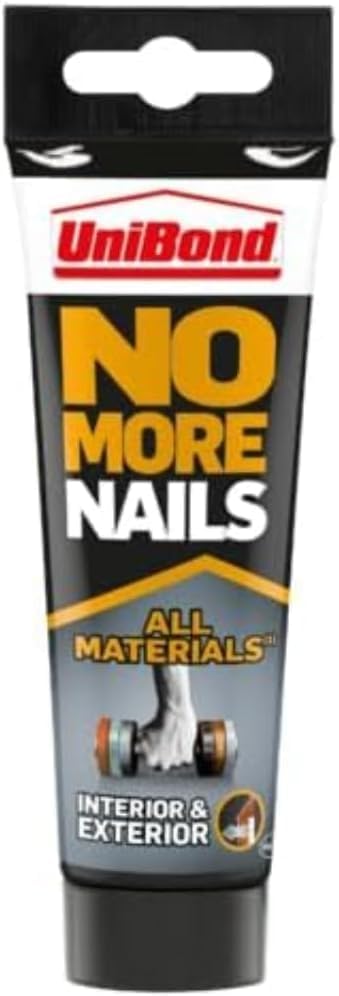 UniBond No More Nails All Materials Grab Adhesive Interior Exterior White 142g