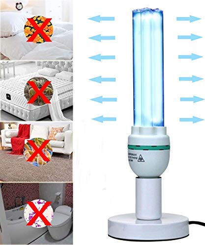 UV Germicidal Light Remote Control Timer 36 Watt Table Lamp Disinfection Air Ozone & Free UVC Light. (UVC Lamp Ozone Free) - Thumbnail 2