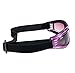 Chix Nomad Smoke Gradient Lens Pearl Purple Frame Goggles w/Strap