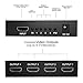HDMI Splitter 1 in 3 4 Out,DRLSS V1.4 Powered 1x4 Ports Box Supports 4K@30Hz Full Ultra HD 1080P and 3D Compatible with PC STB Xbox PS4 PS3 Fire Stick Roku Blu-Ray Player HDTV
