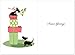 NobleWorks 12 Funny Christmas Greeting Cards with Envelopes, Humor Holiday for Kids, Men and Women (1 Design, 12 Cards) - Xmas Scotty B1753