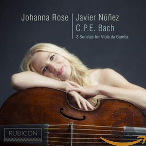 Johanna Rose C P E Bach 3 Sonatas For Viola Da Gamba Amazon Com Music