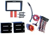 Installation Dash Kit Fits 2005-2008 Porsche Select 997/987 Models w/ Factory Bose Aftermarket Double Din Radio Stereo