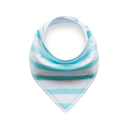 Baby Bandana Drool Bib,Baby Dribble Bib with Snap 8 pack Baby Shower Gift Set for Teething and Drooling,100% Organic Cotton,Soft and Absorbent,Feeding Bib For Newborn Boy Infant Toddler(bib-BlueWhite)