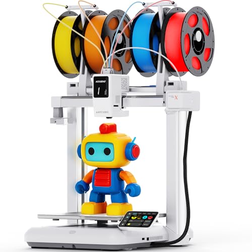 Anycubic Kobra X 3D Drucker Mehrfarbig, 4-Farbdruck für Anfänger