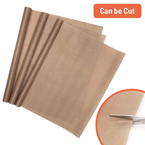 Adecco LLC Sheet for Heat Press, 3 Pack Nonstick Oven Liners, Heat