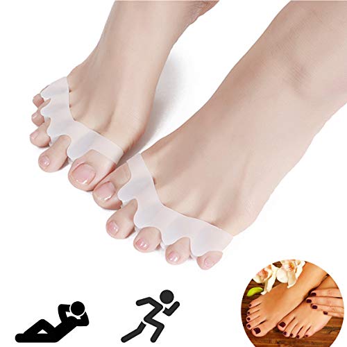 Toe Separators, Toe Spacers Toe Straightener Toe Protector Shoe Stretcher Bunion Splint, Gel Toe Separator Toe Stretchers Used for Yoga, Bunion Corrector Relaxing Toes for Women and Men Update