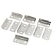 uxcell 10 Pcs Home Office Silver Tone Metal Angled Drawer Lock Strike Plate