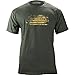 USAMM Distressed American Flag T-Shirt (X-Large, Green)
