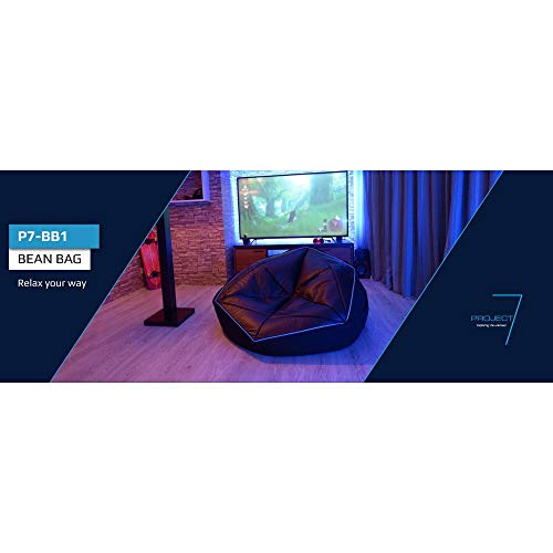 Aerocool-P7BB1-Bean-Bag-Puff-Gaming-Black-XL-Tessuto-Nero-X-Large