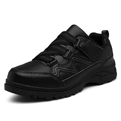 Amazon.com | Leader Show Men's Comfortable Walking Shoes Non-Slip Safety Casual Sneakers for 