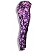 Workout Pants for Yoga Women Clothes Leggings Gym Activewear Exercise with Wide Waistband Style Fitness Spandex Pants(Purple Large)