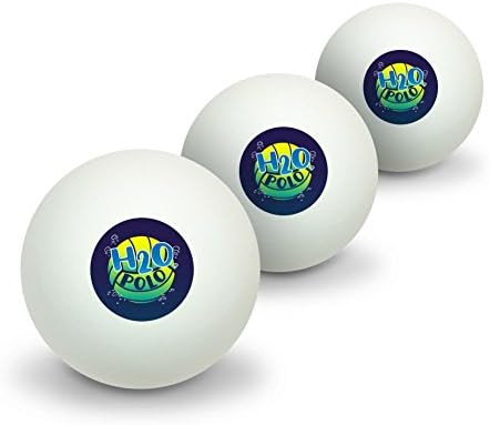 海外 水球ボールh2o ノベルティ卓球ピンポンボール3パック