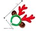 Midlee Christmas Reindeer Antlers with Ears for Large Dogs