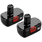 2Packs 19.2 Volt 3.0Ah Battery for Craftsman C3 DieHard 130279005 130279003 130279017 315.113753 315.115410 315.11485 1323903 1323517 11375 11376 Cordless Drill Tool