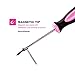 Pink Power Magnetic Screwdriver Set - 6 Piece Phillips Head and Flat Head Hand Pink Tool Set for Women & Ladies - Insulated Screwdriver Kit with Magnetic Tip - Screw Drivers Set