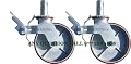 Set of 4 Quality Brand New Heavy Duty Scaffold 8" Polyurethane Non-Marking Caster Wheels scaffolding CBM1290