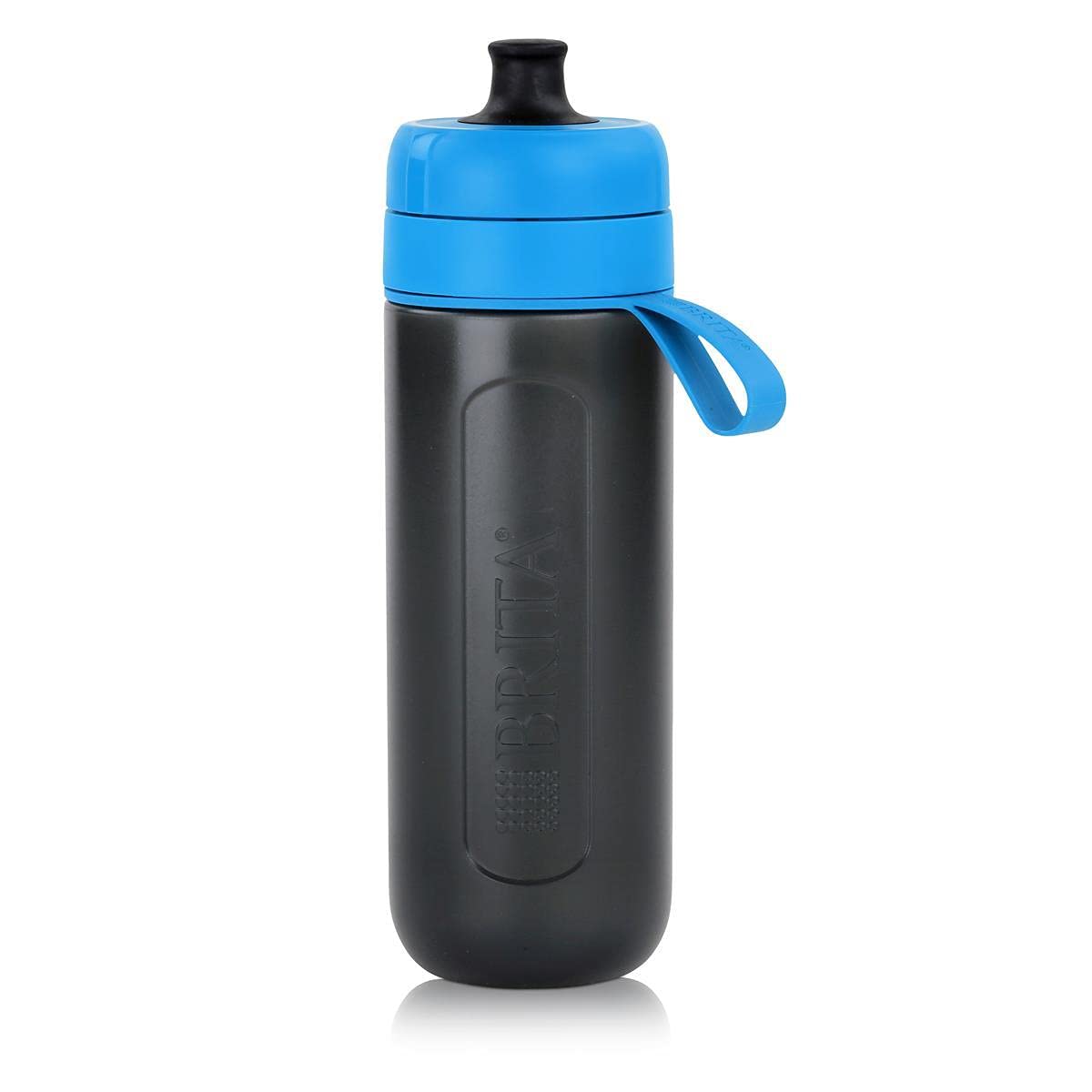 BRITA S1200 Water Filter bottle Active, reduces chlorine and organic impurities, BPA free, Blue, 600ml