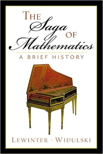 The Saga Of Mathematics A Brief History Marty Lewinter - 
