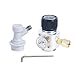 YaeBrew Heavy Duty Nitrogen Argon CO2 Keg Charger with Gas Disconnect Ball Lock for Home Brew Draft Beer Kegerator Compatible with 3/8