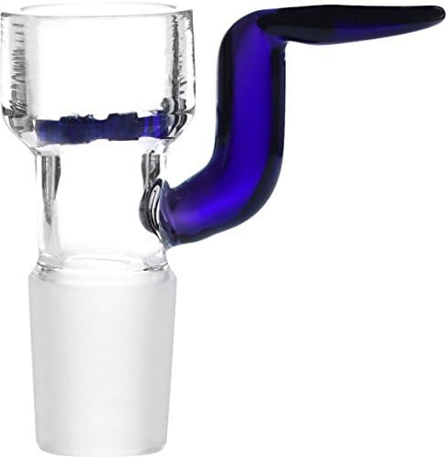 SCIENTIFIC SUPPLIES, 12-858 BOWL SLIDER ASTERIK GLASS SCREEN WITH FLAT HANDLE BLUE 14MM