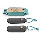 PURGGO Natural Bamboo Charcoal Odor Eliminator [Pack of 2] - Air Freshener, Purifier, Smell Absorber with Activated Carbon: Odor Removal, Deodorizer for Shoes, Litter Box, Closets [Lava Gray]