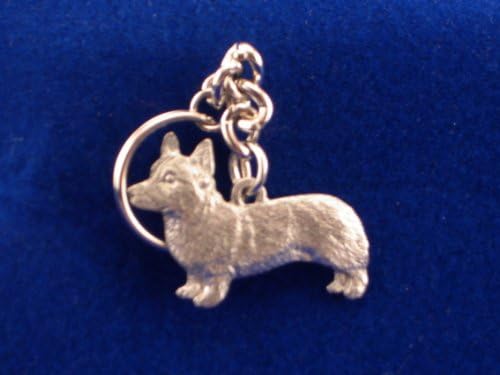 Pewter Corgi (Pembroke) Keychain