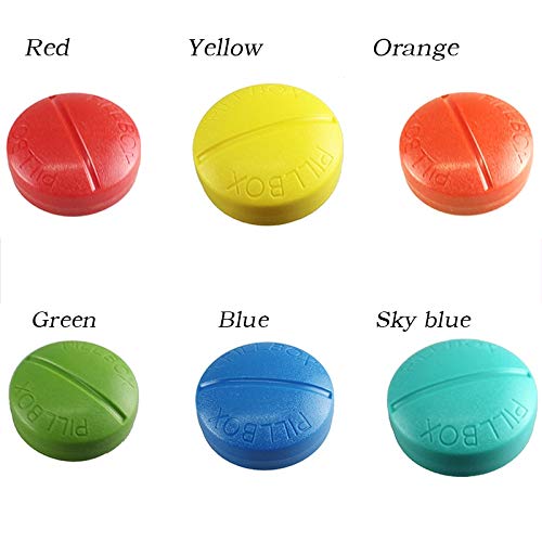 Storage Boxes & Bins - 4 Slots Compartment Travel Pill Box Organizer Tablet Medicine Case Storage Dispenser Holder - Clothing Room Cube Equipment Tote Closet Area Labels Tags Hanging Cart Table B - Thumbnail 5