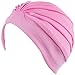 Bon Bonito Great For Swimming,Polyester Latex Lined Pleated Women's Swim Bathing Turban