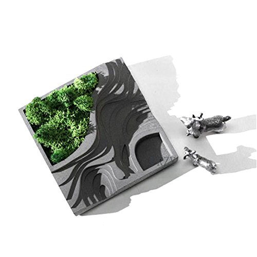 Succulent Plant Flower Pot Silicone Mold Gypsum Cement Fleshy Flower Bonsai DIY Ashtray Candle Holder Mould for Indoor Outdoor Home Decor - Thumbnail 3