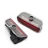 Car Courtesy Ghost Shadow Light-LED Car Door Step Shadow Logo Easy Installation Light For Porsche Cayenne 958 911 Boxster CARRERA4 MACAN S3 S4 Welcome Laser Logo Projector Lamps