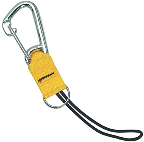 Innovative Split-Ring Connector 3-1/4 Inch Stainless Steel Carabineer (Yellow)