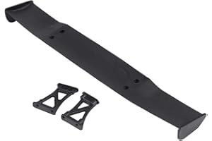 Tbest RC Car Tail Wing, Drifting RC Vehicles Tail Wing Accessory with Base Mount, Screws Car Model Accessories Rc Wing 1 10 Spoiler 1/8 Rc 1/10 1/10