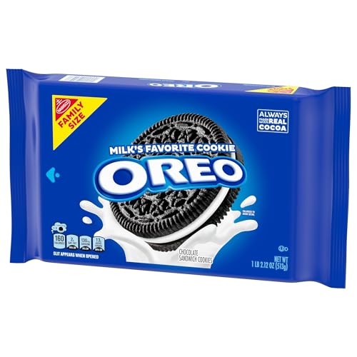 OREO CHOCOLATE SANDWICH COOKIES, FAMILY SIZE, 18.12 OZ
