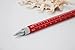 2PCS PACK 6 in 1 Screwdriver Tool Pen - Mini Multifunction Pen with Stylus, Flat and Phillips Screwdriver Bit, Bubble Level and inch cm Ruler all in one (Model B, 2PCS RED)