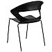 Flash Furniture HERCULES Series 440 lb. Capacity Black Stack Chair