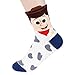 Socksense Cartoon Character Series Women's Original Crew Socks (TStory_4pairs)