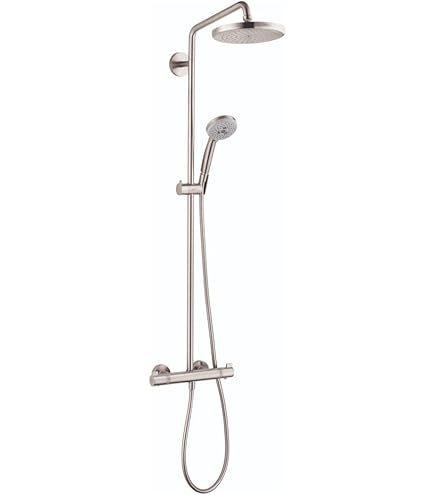 hansgrohe Crometta E Showerpipe 240 1jet with thermostatic bath