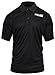 Rothco Moisture Wicking Public Safety Polo Shirt, Emblem : Police, Large Black
