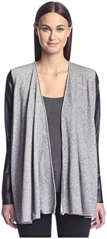 ASTARS Women's Loren Sweatshirt Jacket, Heather Gray, M